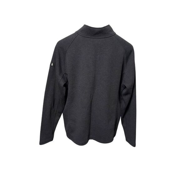SPYDER Graphite Men's 1/2 Zip Long Sleeve Pullover Fleece Shirt with Collar XXL - Picture 4 of 5